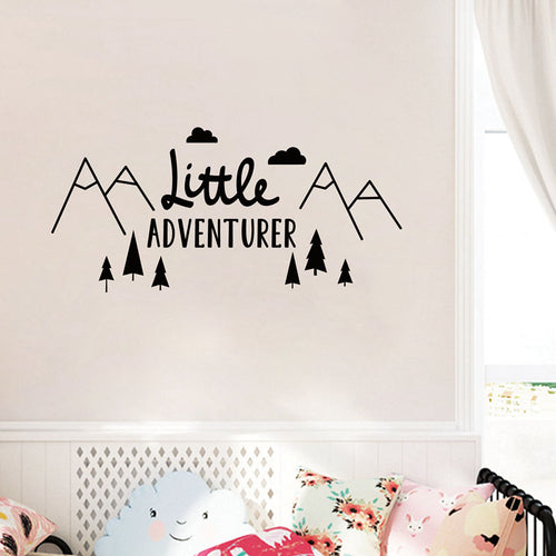 Little Adventurer Home Wall Decal Sticker