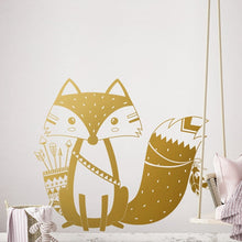 Load image into Gallery viewer, Cute Woodland Fox Wall Sticker