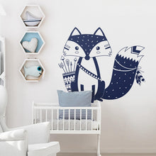 Load image into Gallery viewer, Cute Woodland Fox Wall Sticker