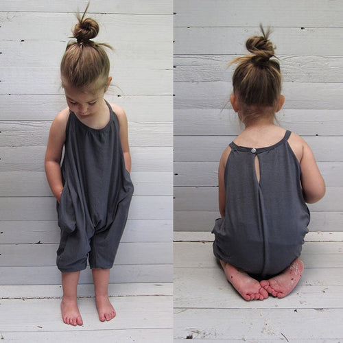 Girls Summer Jumpsuit