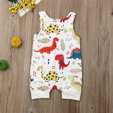 Load image into Gallery viewer, Sleeveless Dino Romper